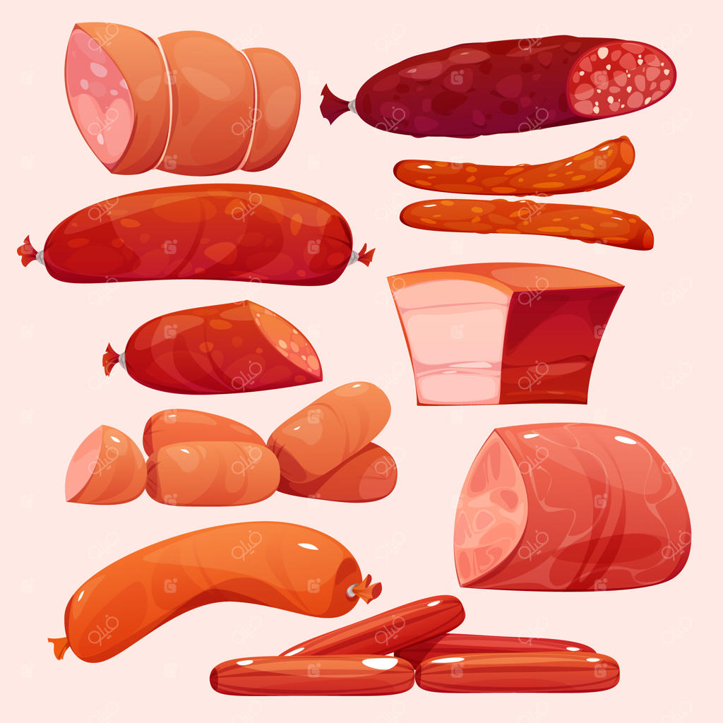 مجموعه سوسیس‌های کارتونی