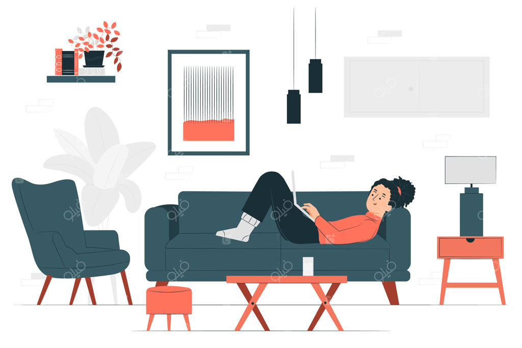 طرح مفهومی اتاق نشیمن