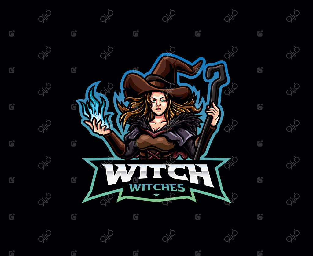 طراحی لوگوی نمادین جادوگر