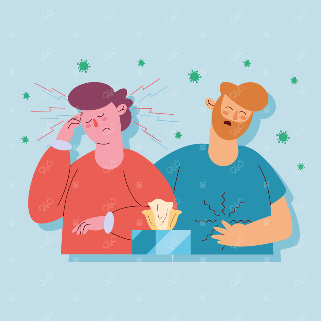 دو مرد بیمار