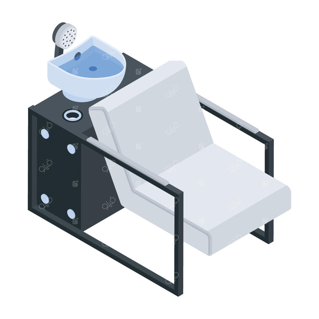 آیکون ایزومتریک لوازم آرایشگاه