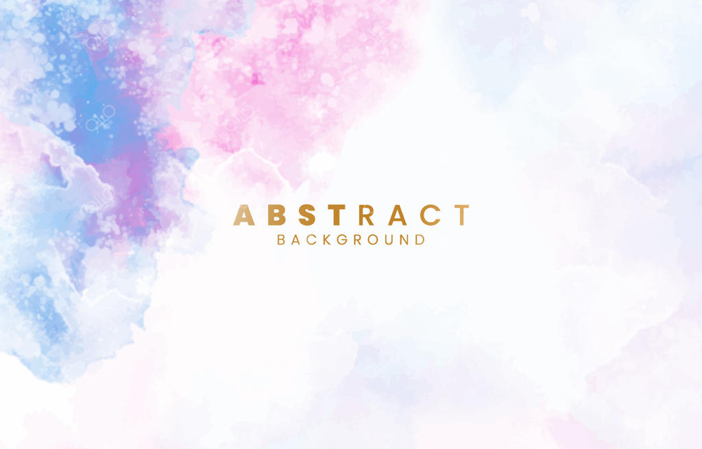 پس‌زمینه‌ای رنگارنگ با نقاشی آبرنگ انتزاعی.
