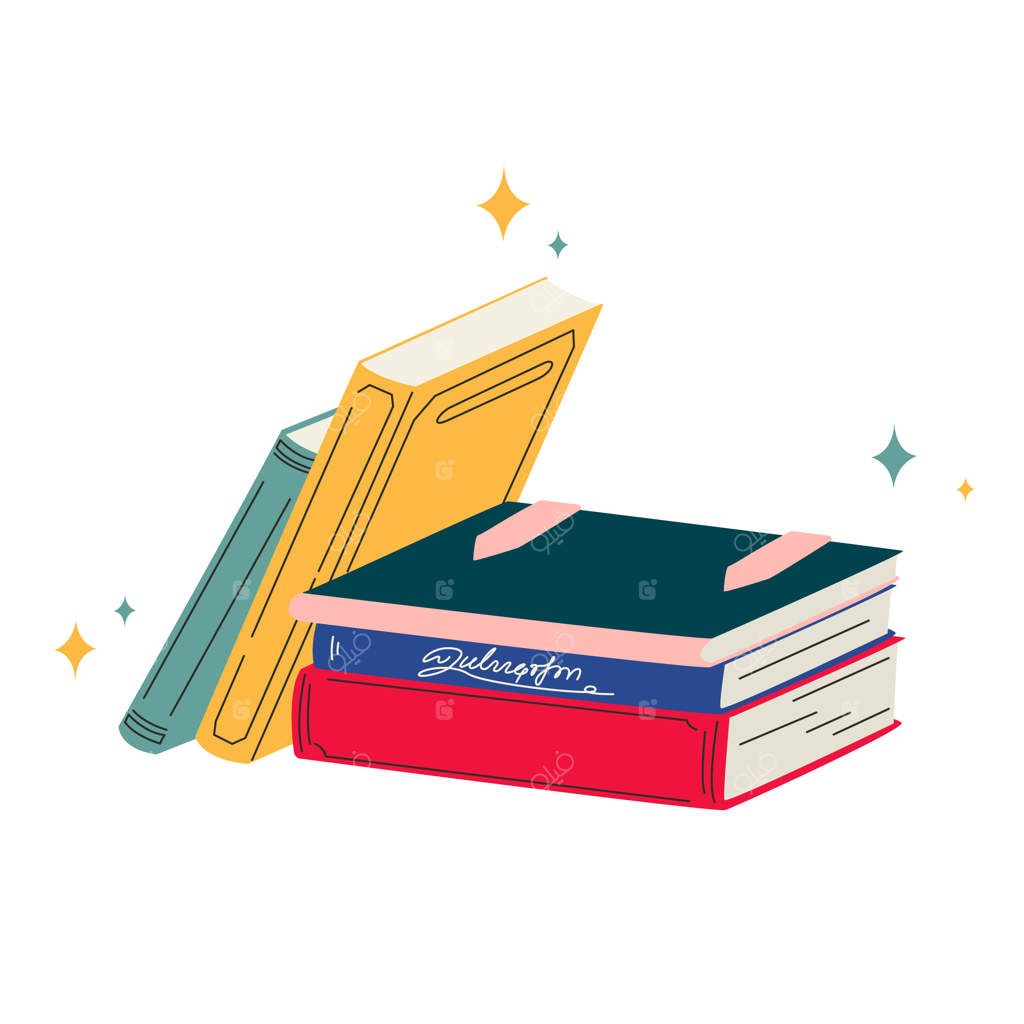 روز جهانی کتاب: مجموعه‌ای از کتاب‌ها با پس‌زمینه سفید