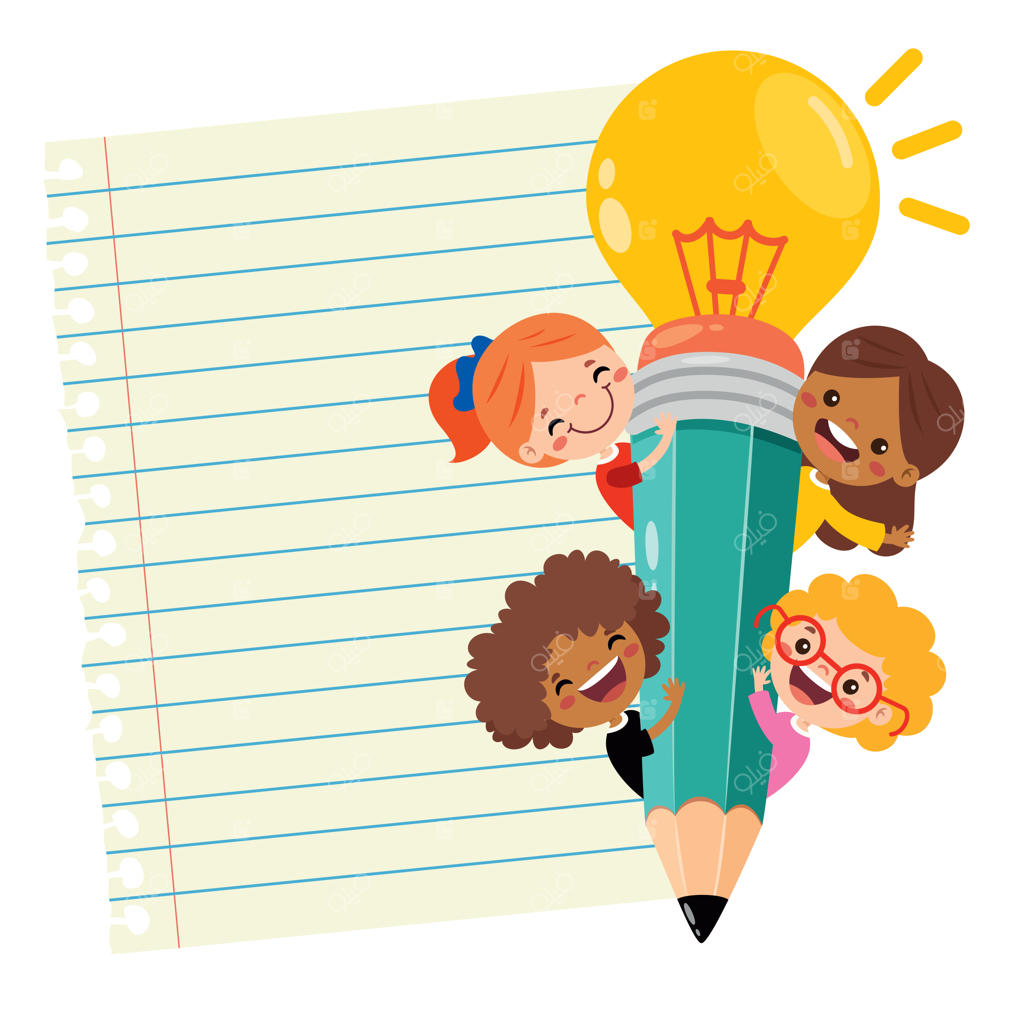 ژست گرفتن کودکان با شخصیت مدادی