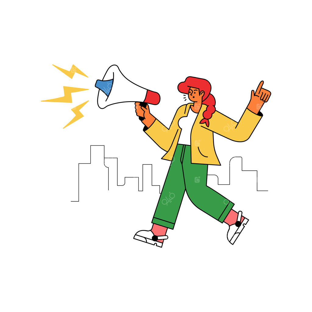 نماد تخت تبلیغاتی بازاریابی