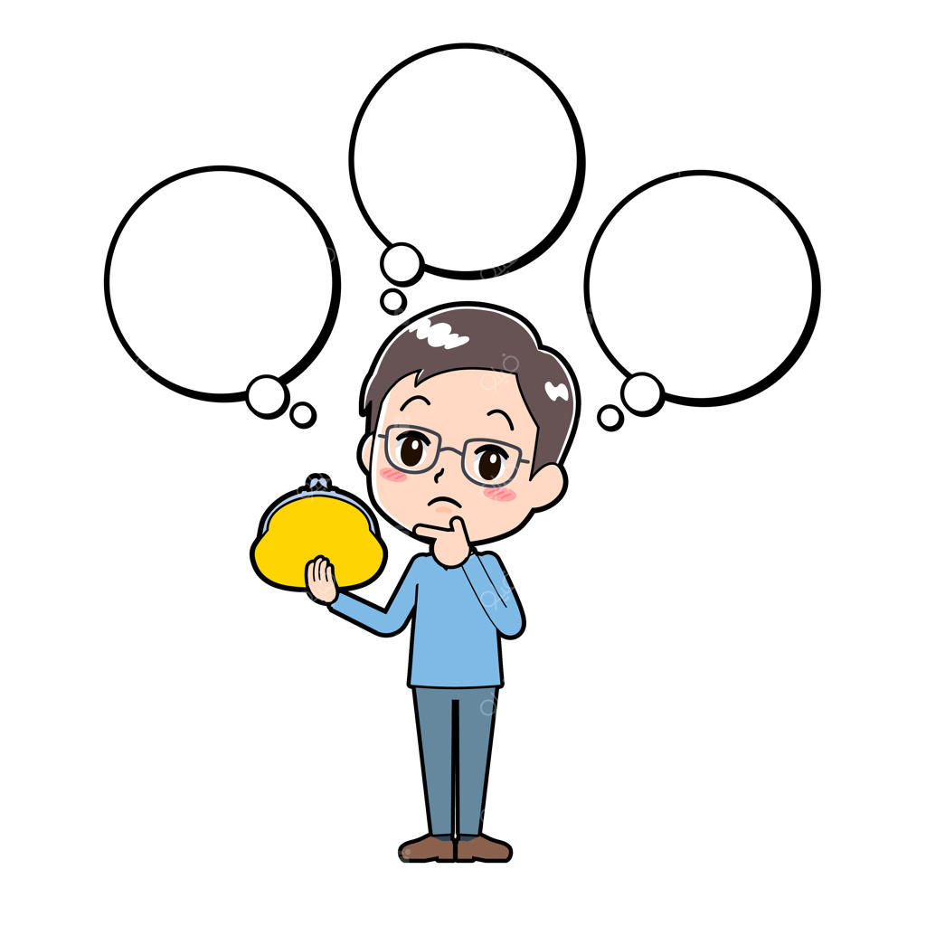 پدری که به پول فکر می‌کند.