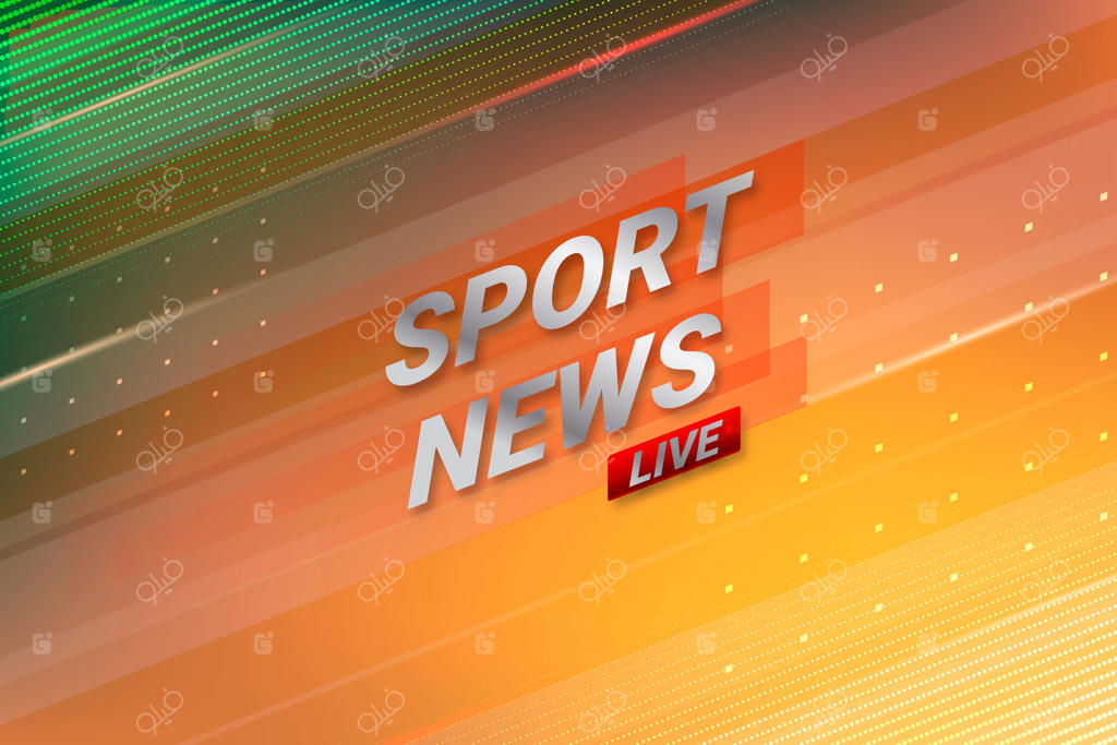پس‌زمینه خبری ورزشی با گرادیانت