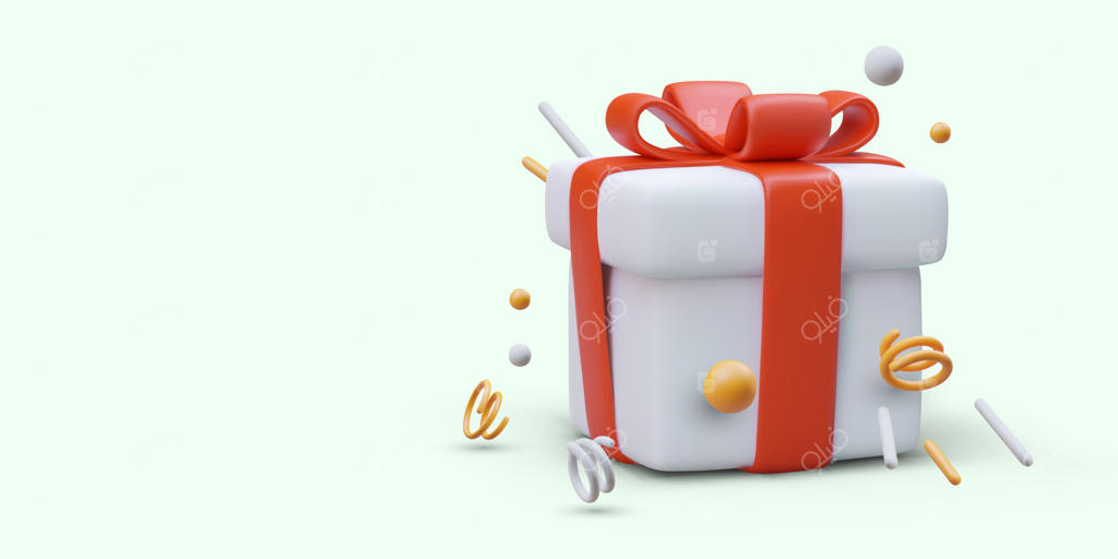 جعبه هدیه ایزومتریک با روبان و پاپیون؛ سورپرایزی جذاب همراه با کاغذهای رنگی