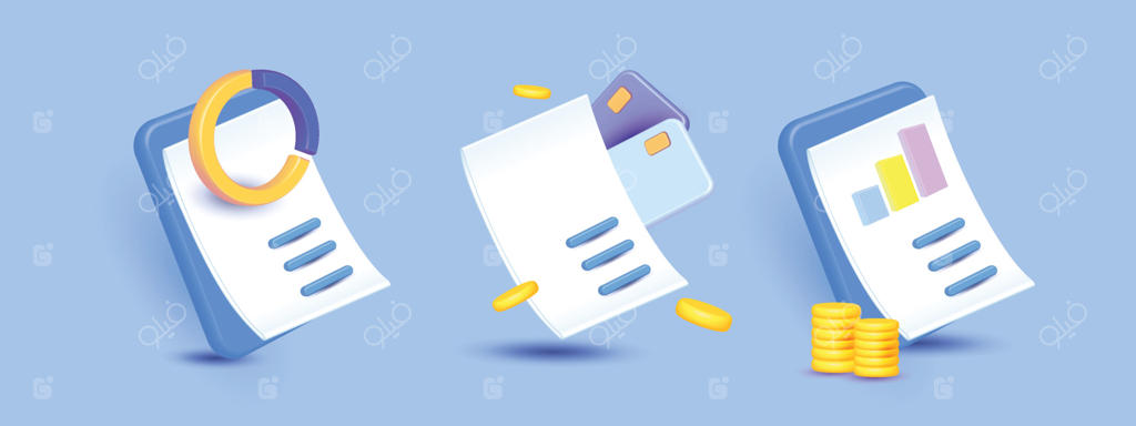 پرداخت با کارت اعتباری: آیکون وکتور تجارت و تراکنش مالی