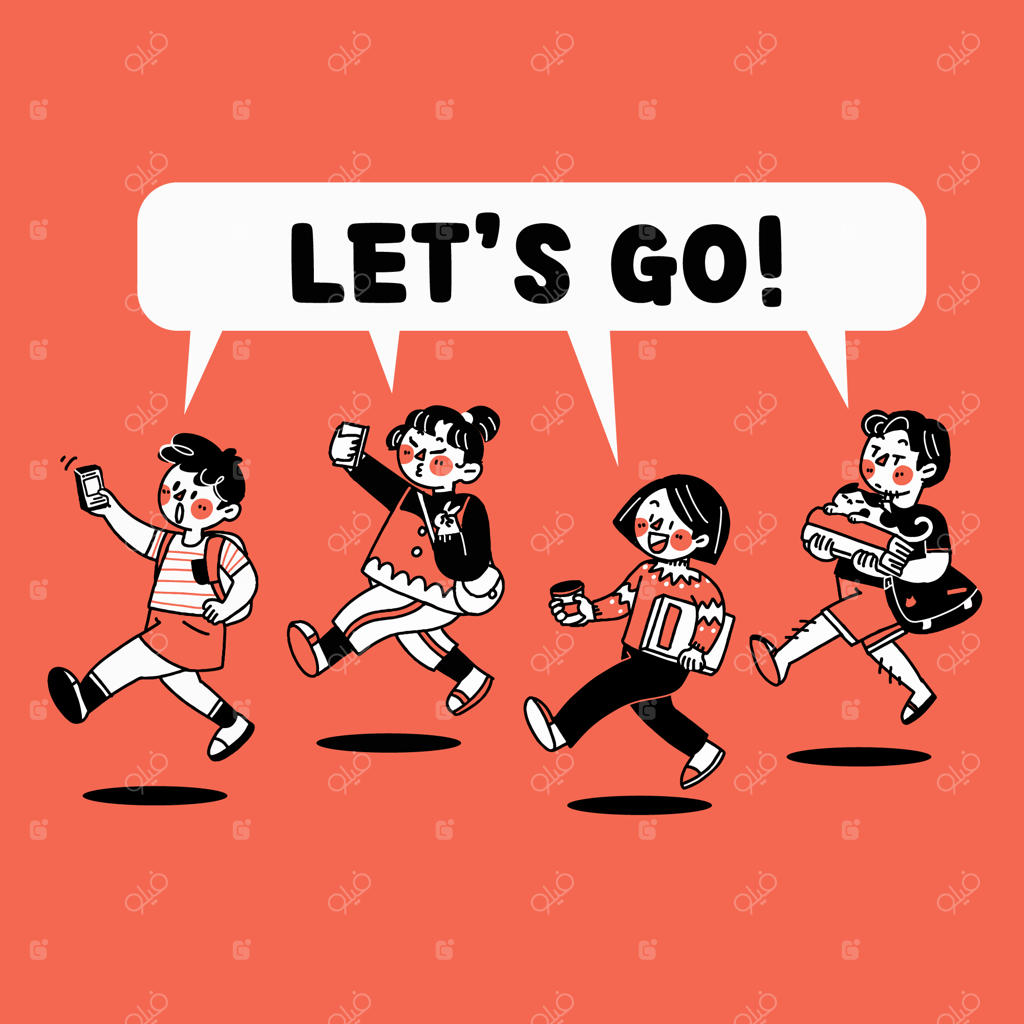 گروهی از کودکان به سبک چیبی