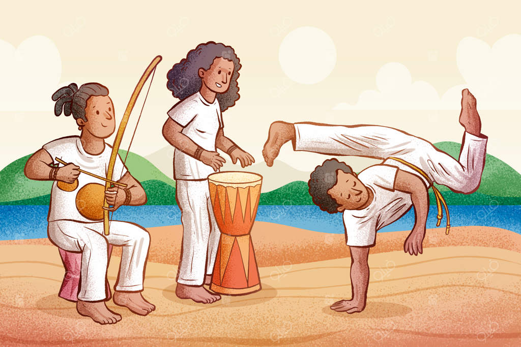 تصویر دست‌کشیده کاپوئرا