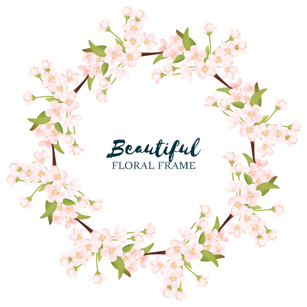 حلقه گل شکوفه گیلاس