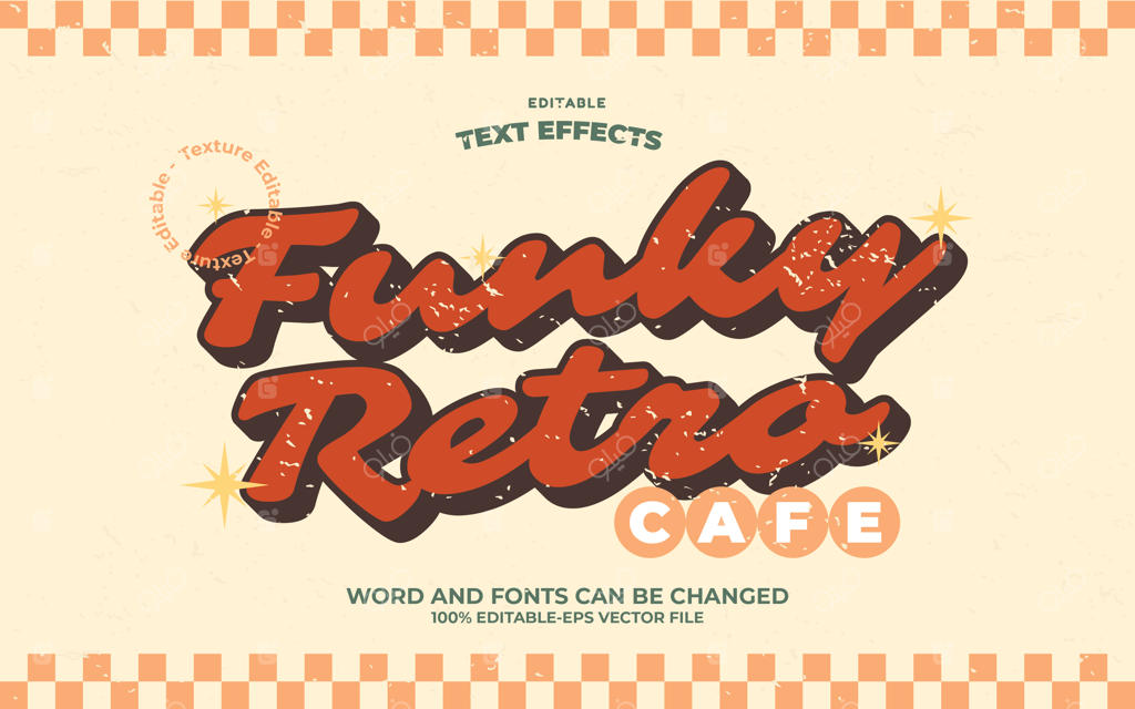 افکت‌های متنی سبک قدیمی و نوستالژیک