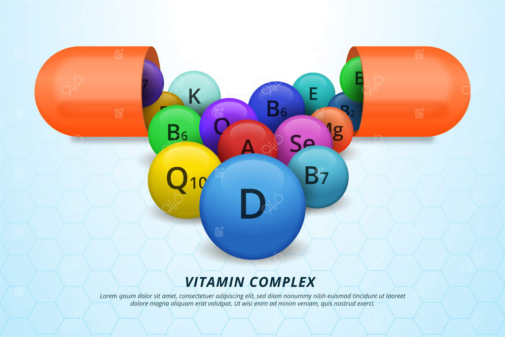 بسته مکمل ویتامین و مواد معدنی