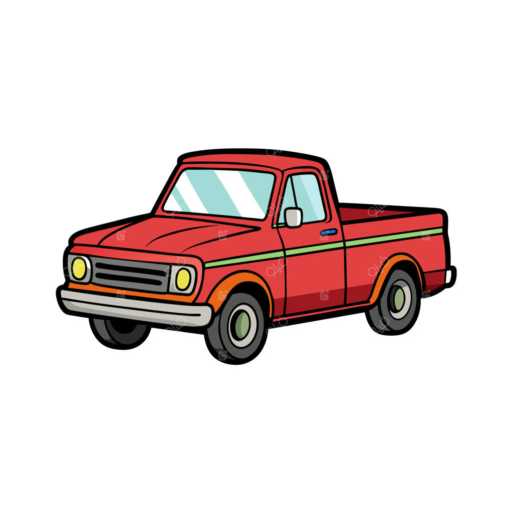 مفهوم تصویرسازی وکتور واقع‌گرایانه خودرو