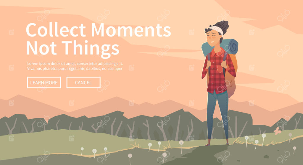 تصویرسازی با موضوع کوهنوردی،