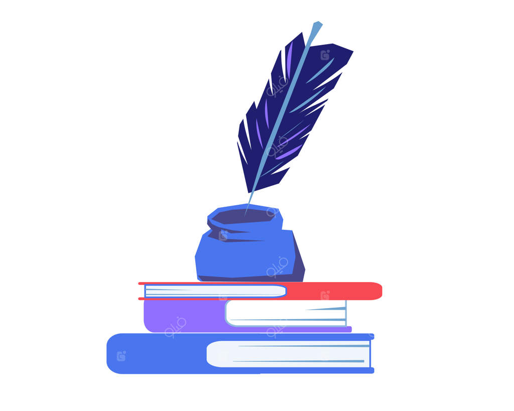 سرودن شعر و ادبیات با نقوش جوهر قلم: کپی‌رایت و نگارش متون به صورت وکتور تخت