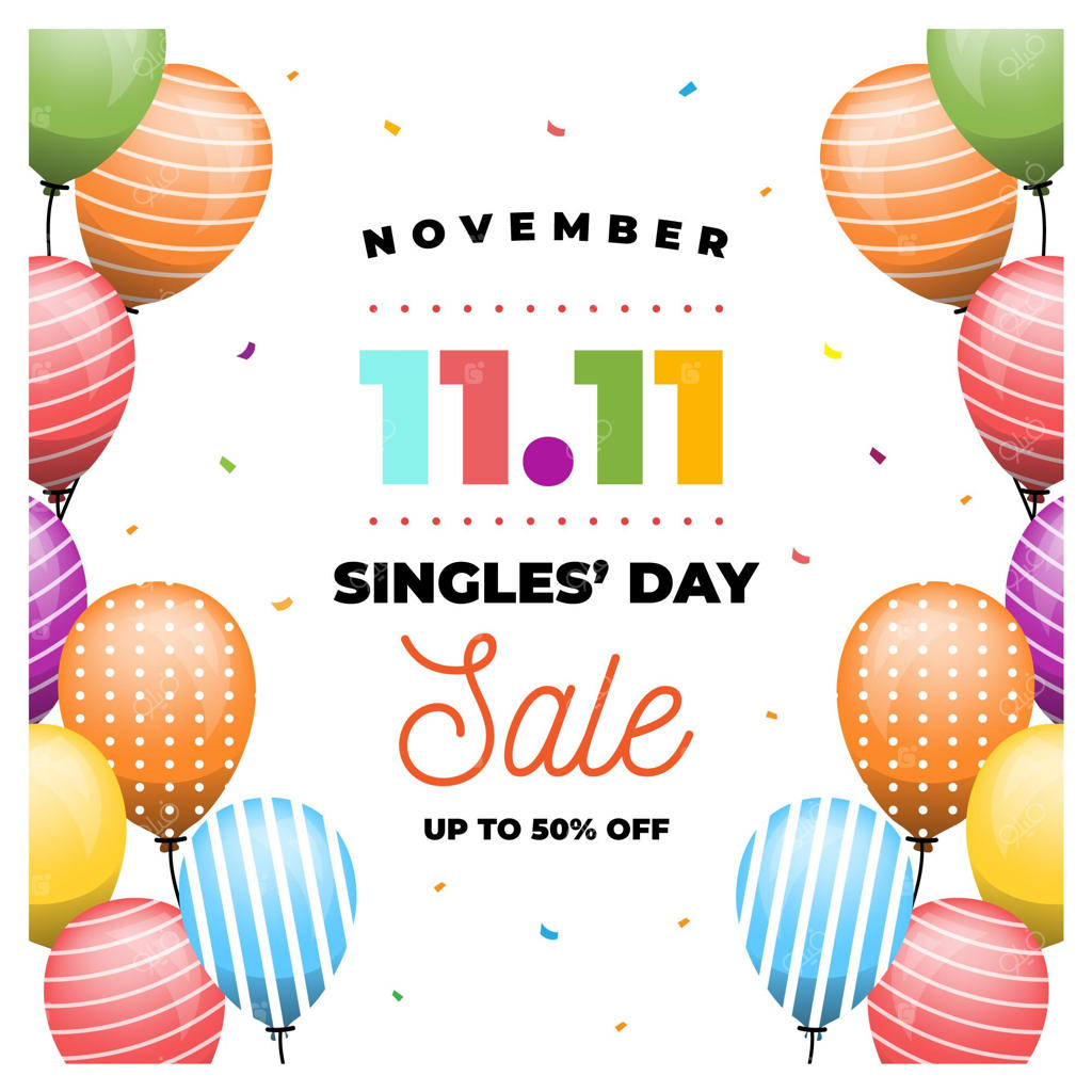 ایده روز مجردها با بالن‌های رنگارنگ