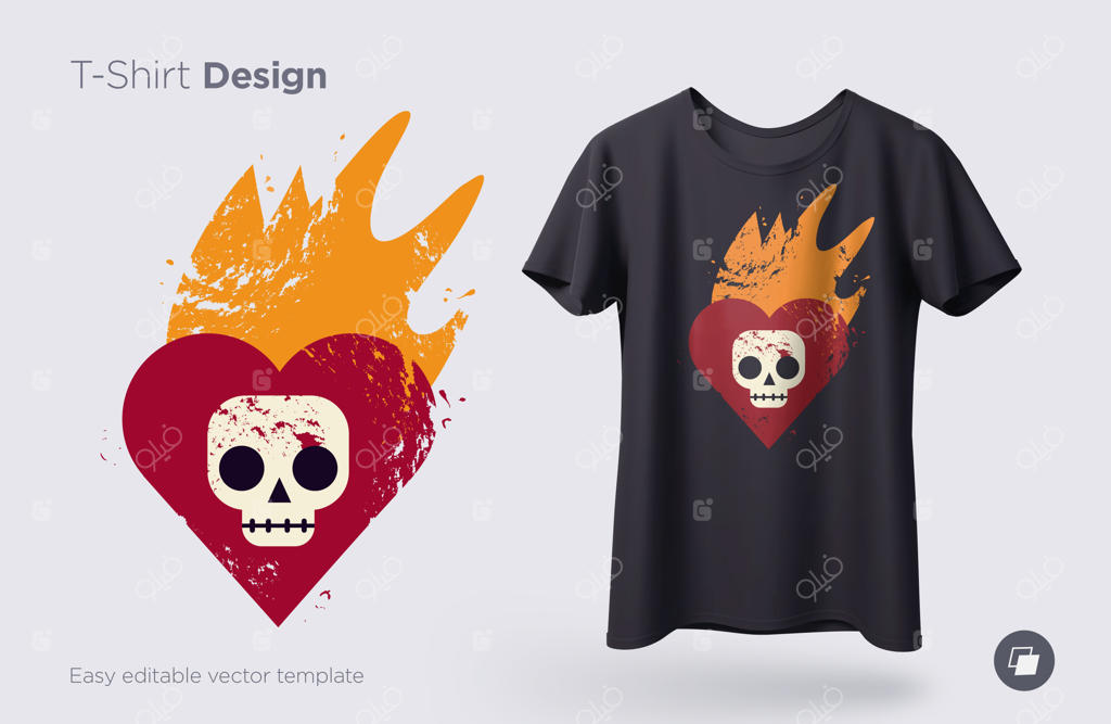 تصویر خنده‌دار اسکلت. مناسب برای چاپ روی تی‌شرت، سویشرت و سوغاتی. وکتور