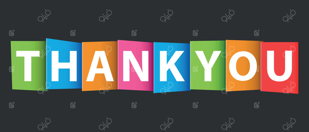 متشکرم کارت رنگارنگ. تصویر وکتور