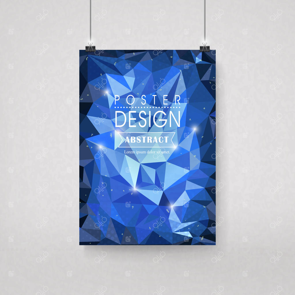 طراحی قالب پوستر فوق‌العاده زیبا