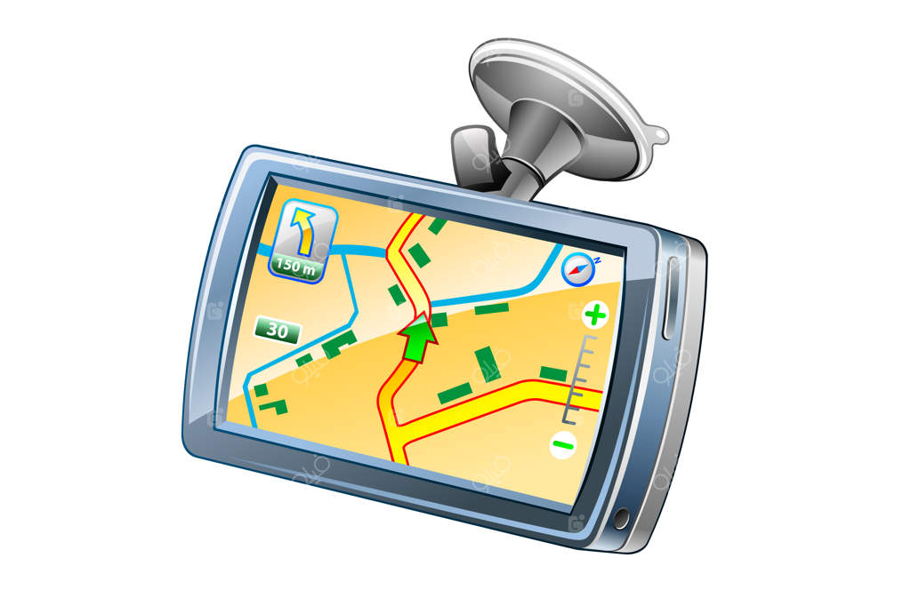 تصویرسازی آیکون مسیریاب GPS