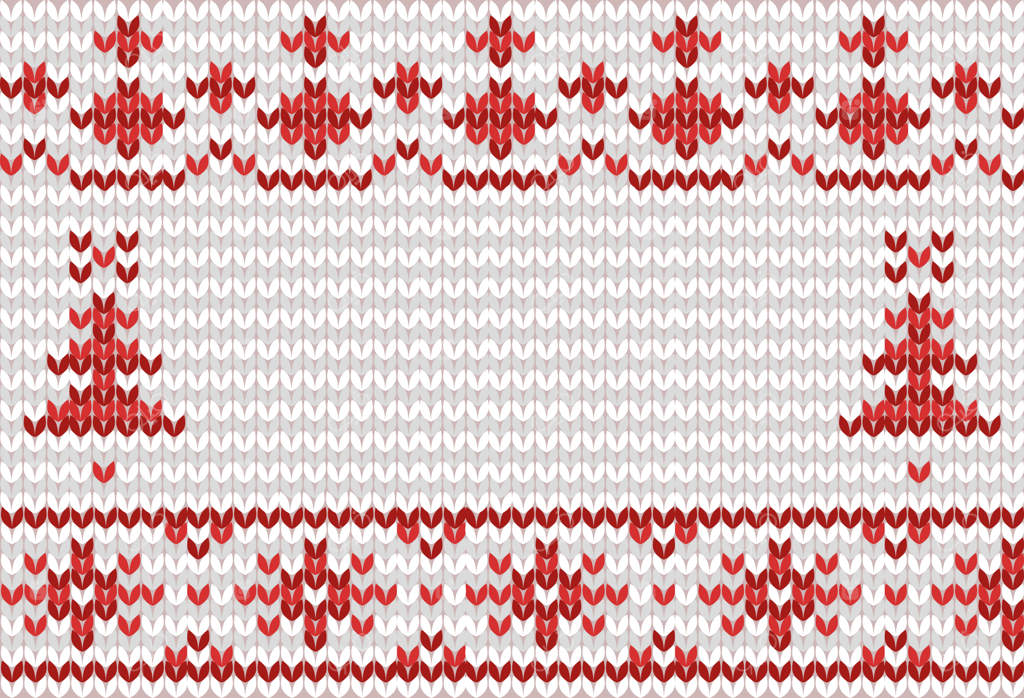 پس‌زمینه زمستانی بافتنی همراه با فضای متن