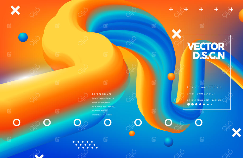 طراحی خلاقانه فرم‌های سه‌بعدی روان