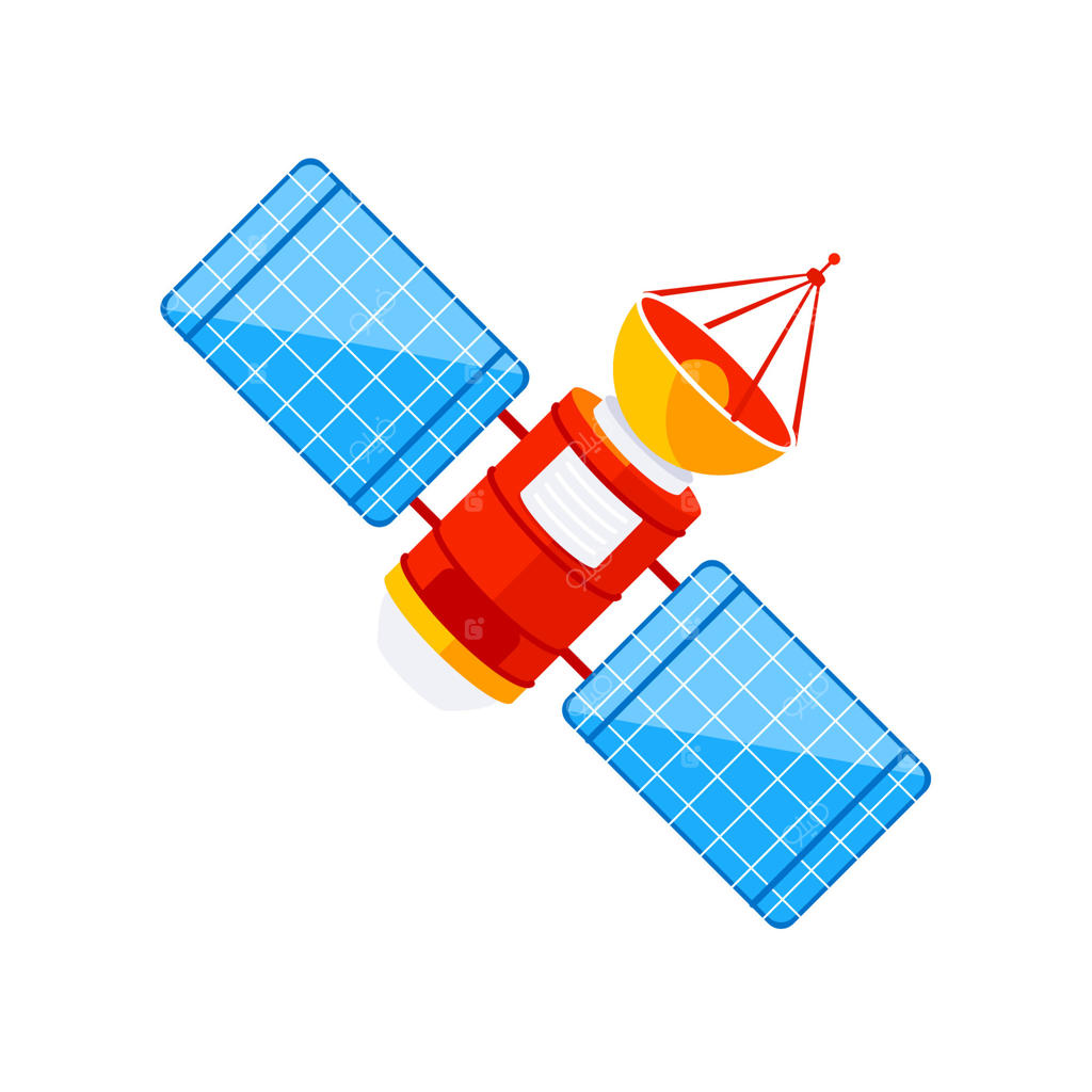 ماهواره مداری در حال ارسال داده با باز شدن پنل‌های خورشیدی در فضا