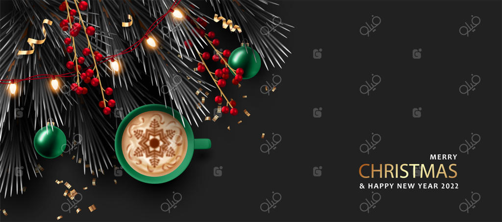 بنر واقعی کریسمس و سال نو