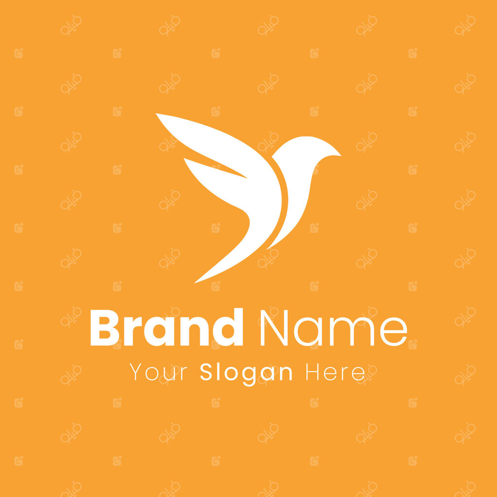 طراحی لوگوی پرنده برای آژانس مدرن که هویت‌های پرنده خلق می‌کند