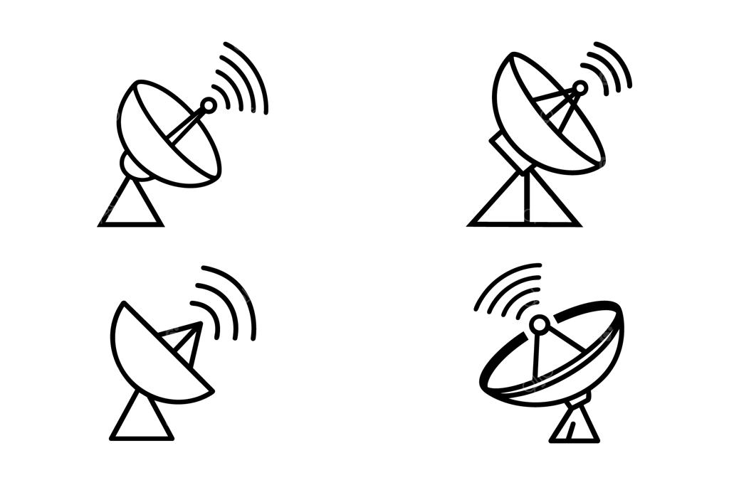 مجموعه آیکون دیش ماهواره