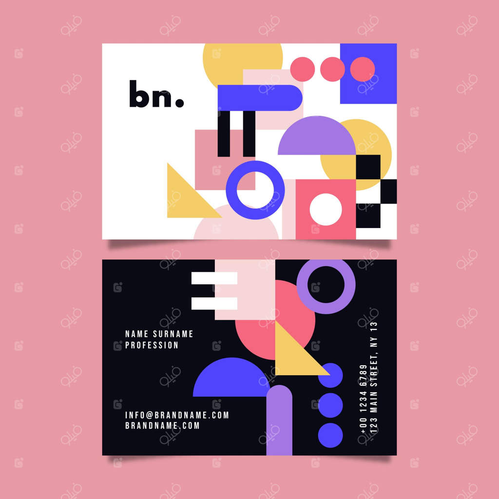 قالب طراحی کارت ویزیت