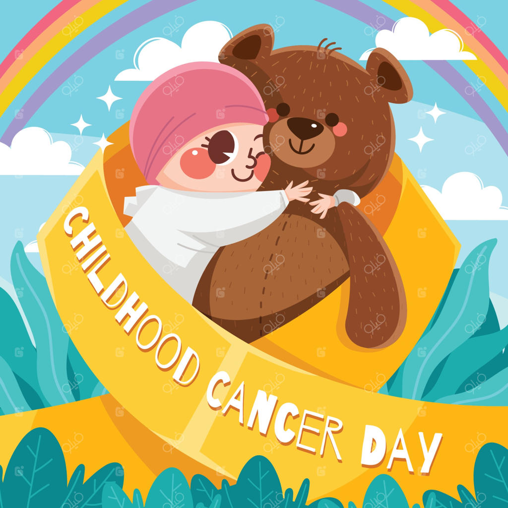 طرح مفهومی روز سرطان کودکان