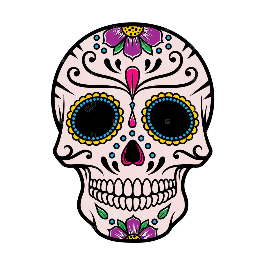 تصویرسازی جمجمه روز مرگ