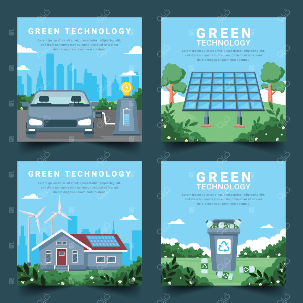 پست شبکه‌های اجتماعی درباره فناوری سبز