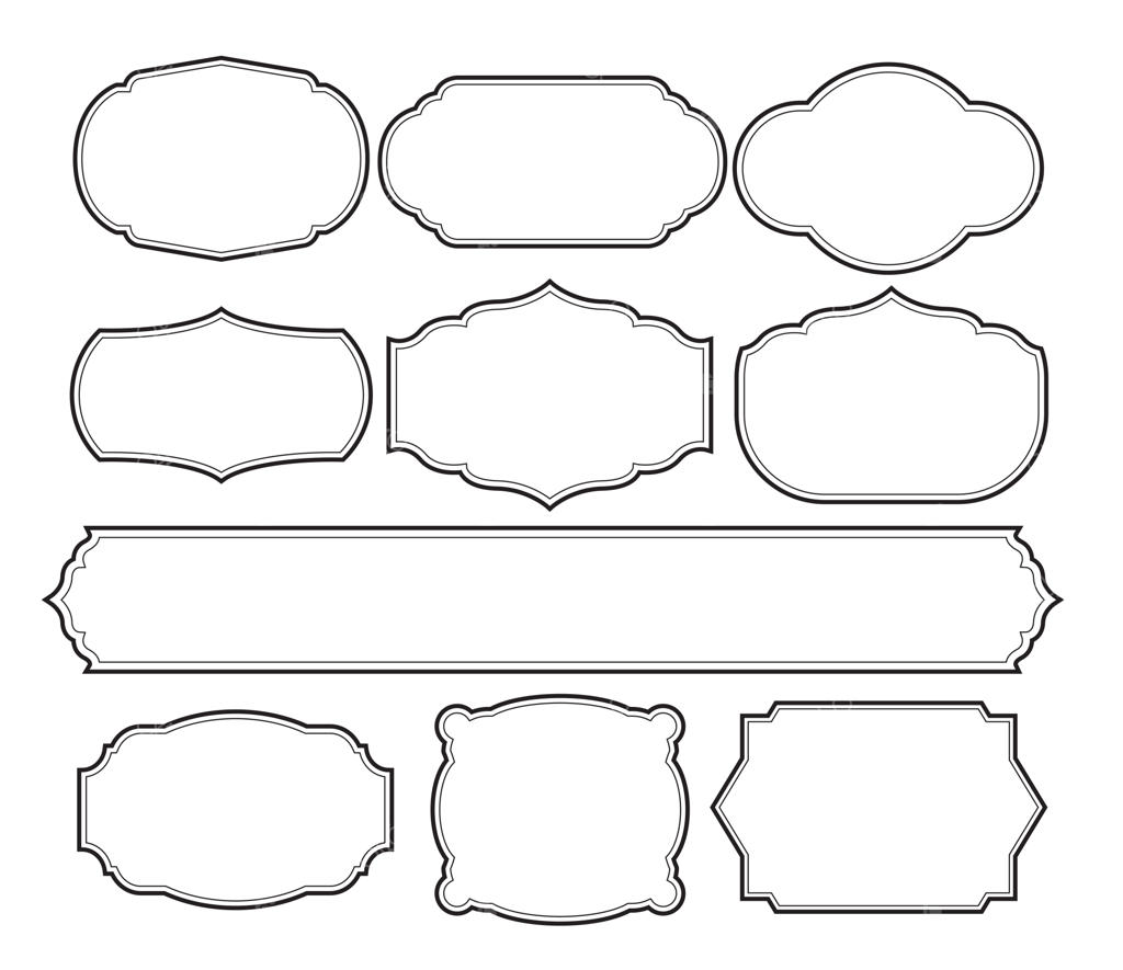 مجموعه طرح قاب و حاشیه قدیمی