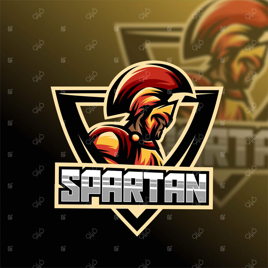 طراحی وکتور لوگوی بازی اسپارتان ای‌اسپورت