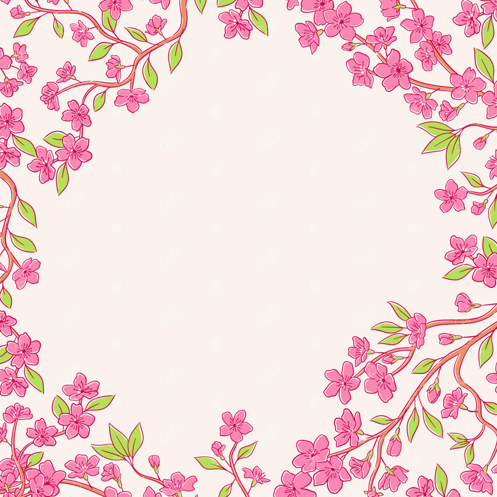 پس‌زمینه شکوفه هلو