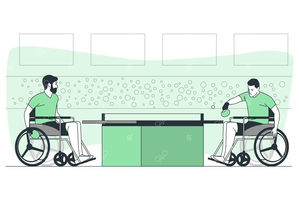 تصویرسازی پینگ پنگ پارالمپیک