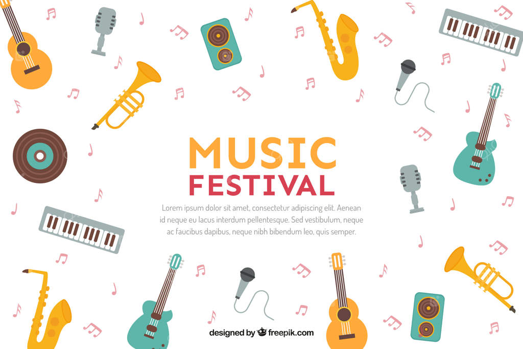 پس‌زمینه فستیوال موسیقی به سبک فلت