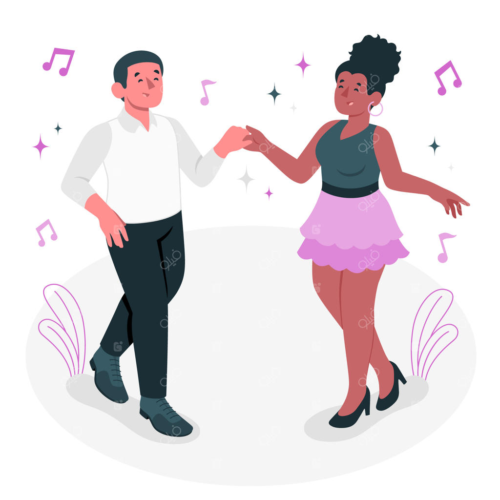 تصویرسازی مفهوم موسیقی سالسا