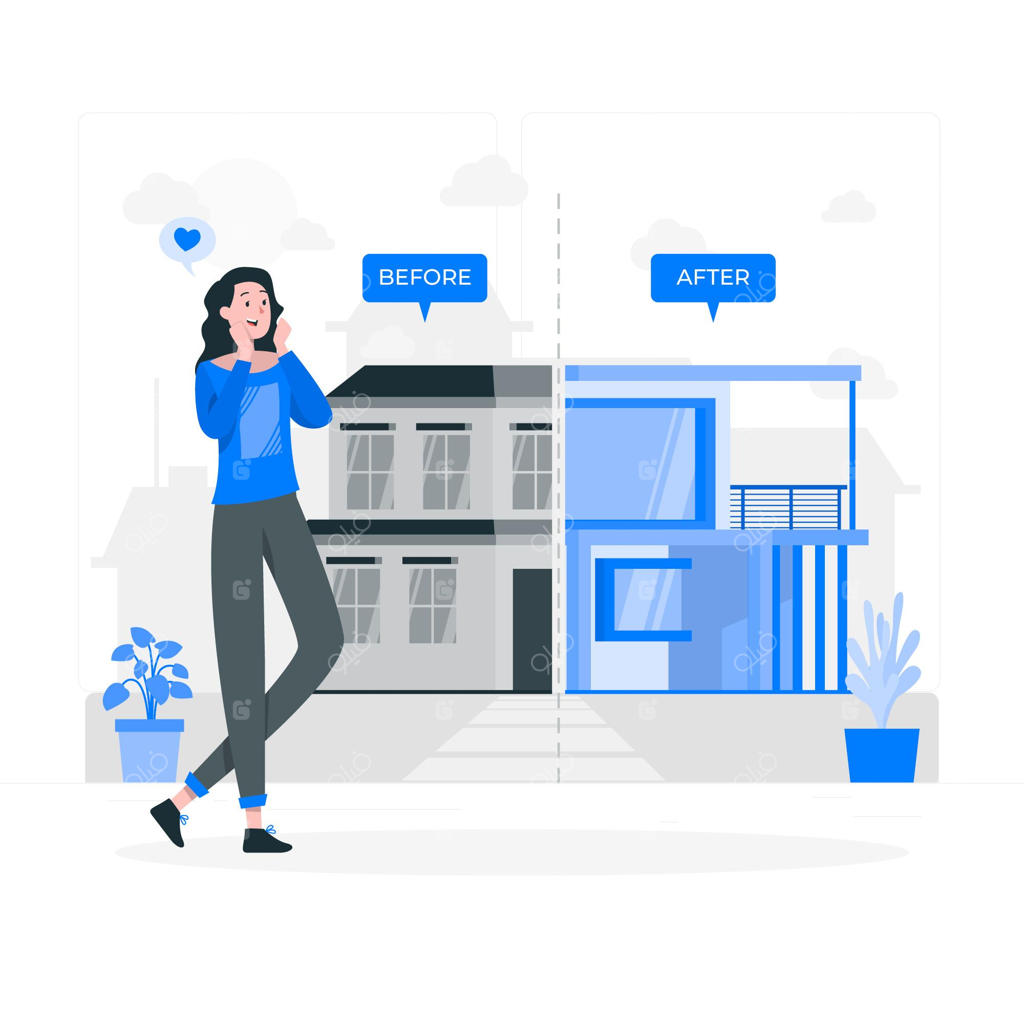 ایده تصویرسازی تغییر دکوراسیون خانه