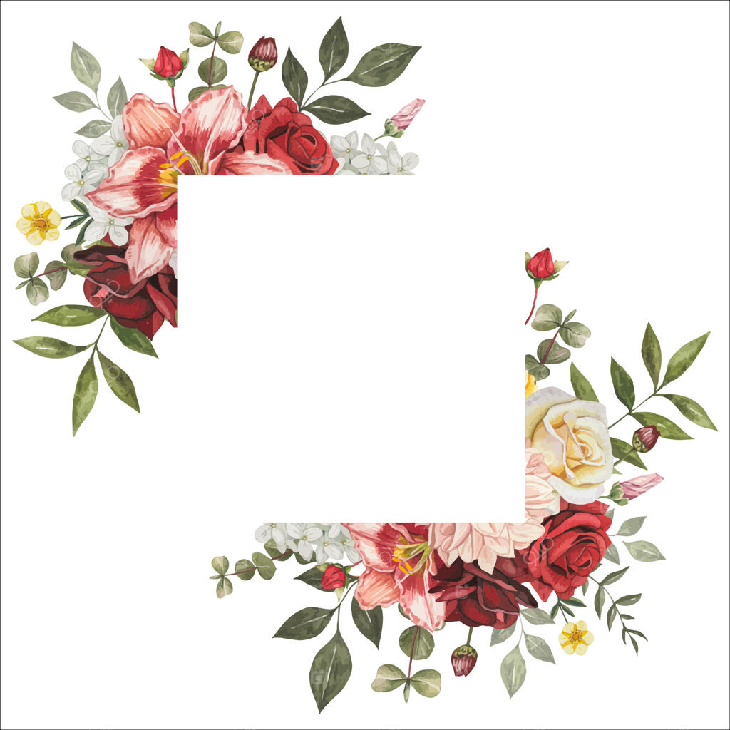قاب گل‌های چشم‌نواز برای پروژه‌های خلاقانه شما - وکتور حرفه‌ای