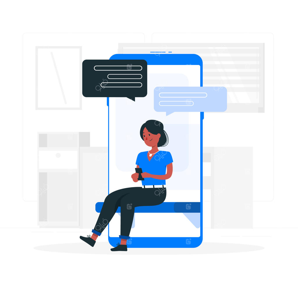 تصویرسازی مفهوم پیام‌رسانی