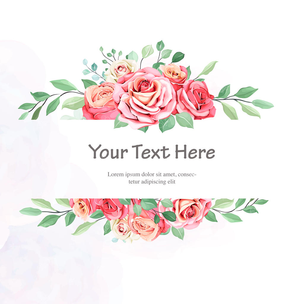 کارت عروسی با دسته گل زیبا