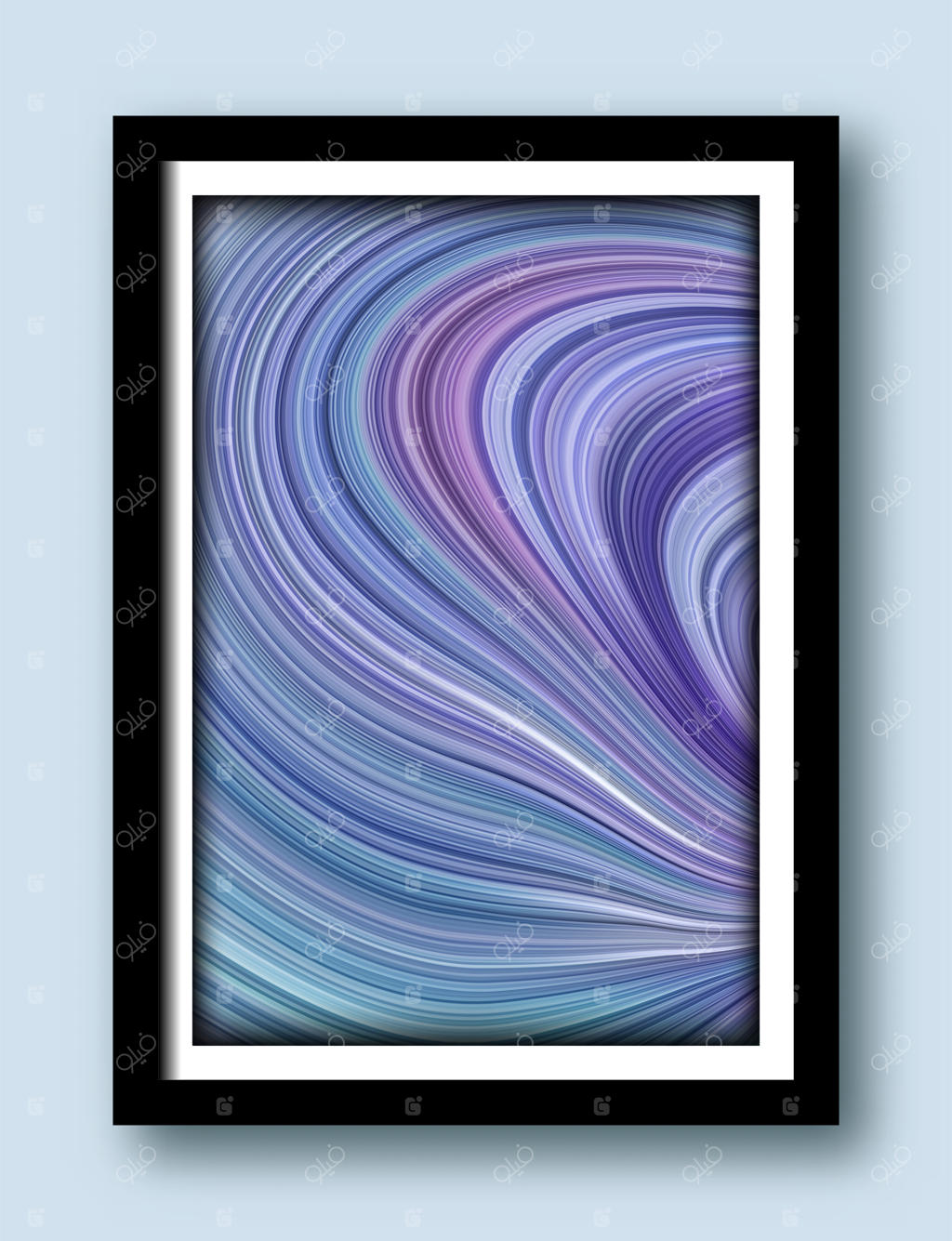 نقاشی انتزاعی با پس‌زمینه مدرن برای والپیپر