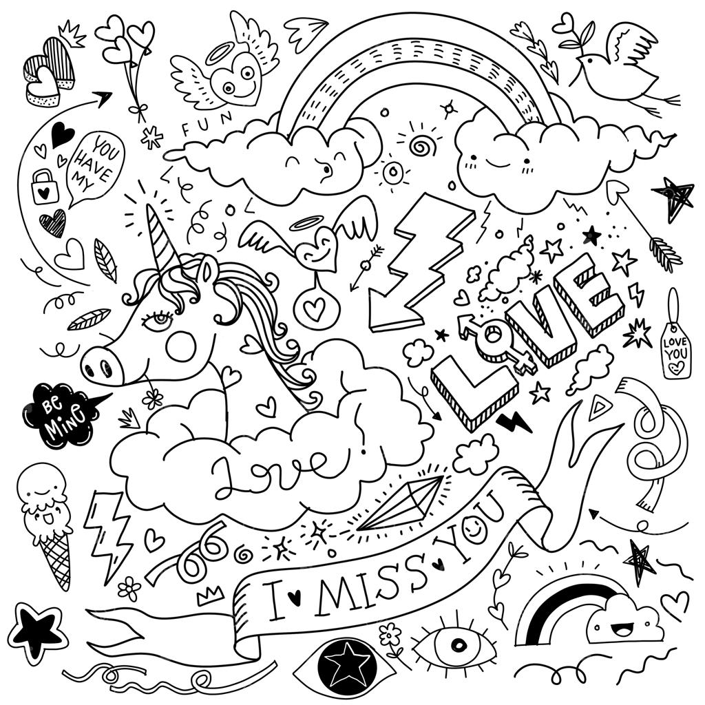 ولنتاین، نقاشی‌های بامزه عاشقانه و دست‌ساز