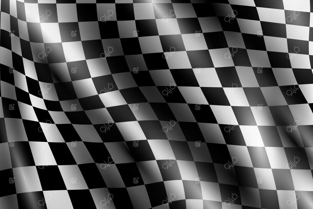 پس‌زمینه‌ی واقعی پرچم شطرنجی مسابقات خودرو