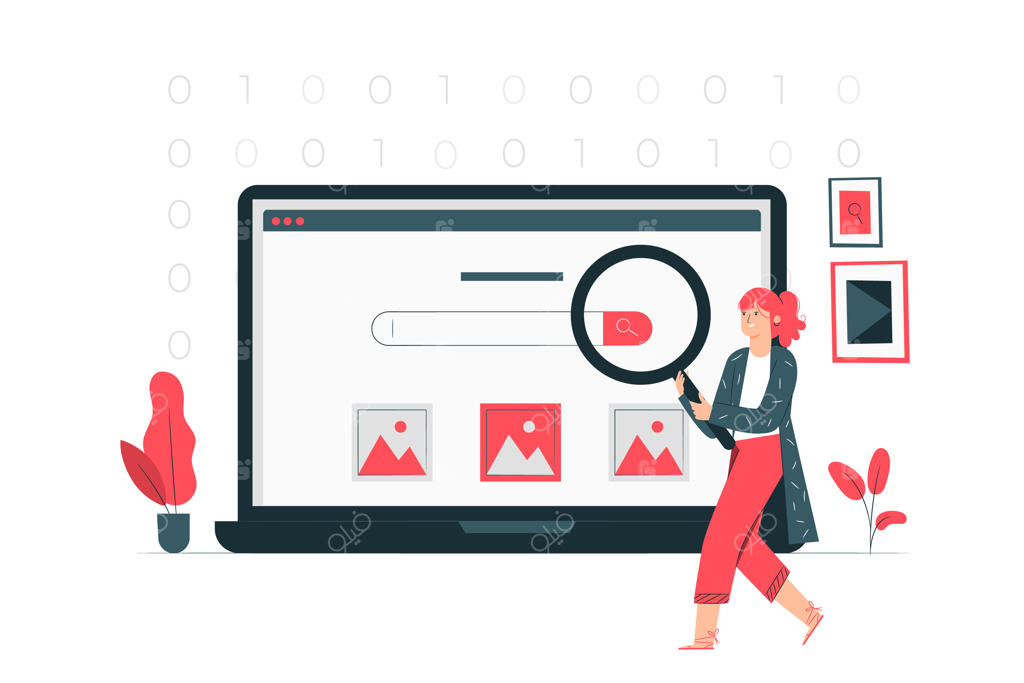 تصویرسازی مفهوم جستجو